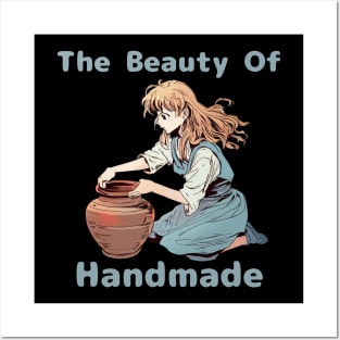 Handmade Pottery Lover Anime girl Posters and Art